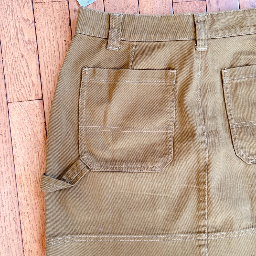 Old Navy Mini Skirt 8 Green Utility Womens Preppy Y2K Urban - Picture 8 of 12